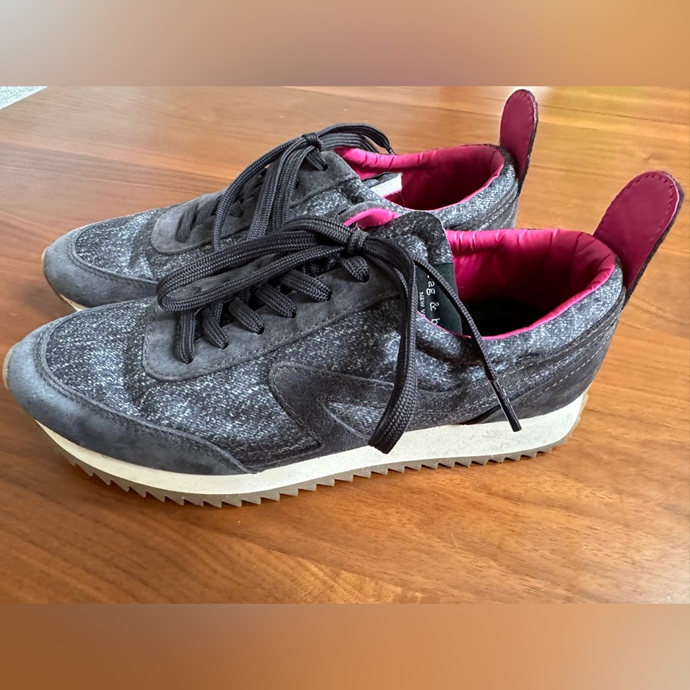 rag & bone Gray and Brown Sneakers - Picture 6 of 9